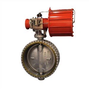 Supapa fluture cu control pneumatic